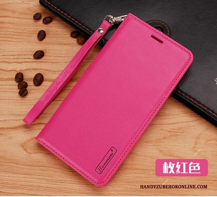 Samsung Galaxy Note20 Ultra Ster Clamshell Roze Hoesje Telefoon Leren Etui Portemonnee