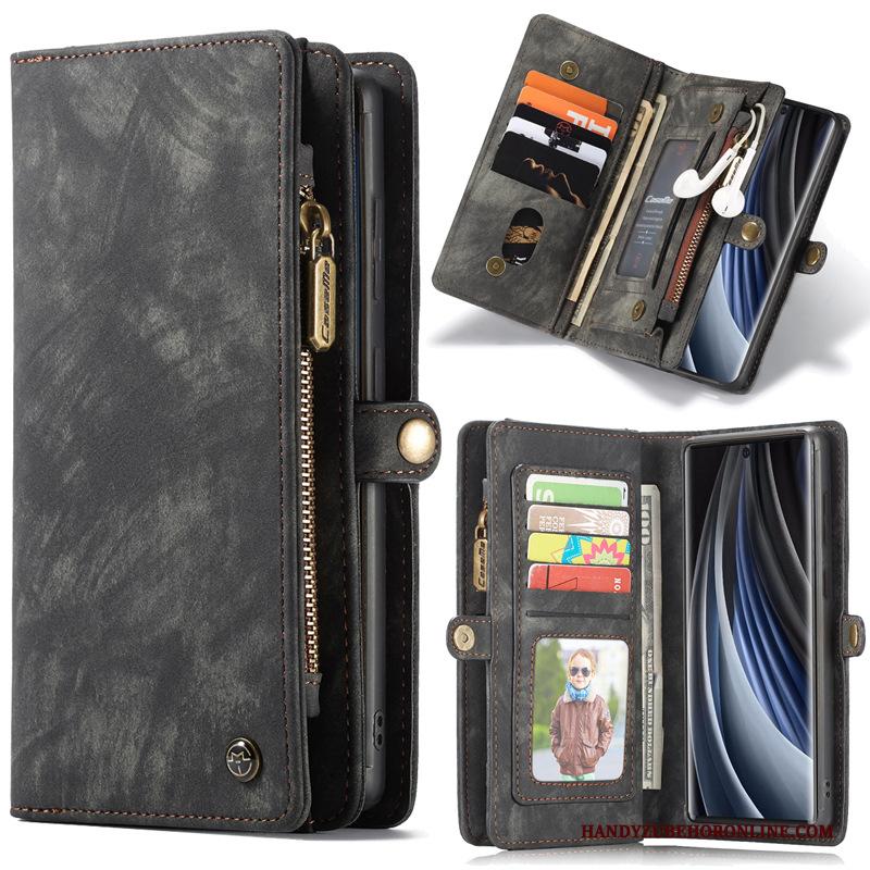 Samsung Galaxy Note20 Wijnrood Folio Tas Leren Etui Ster Hoesje Telefoon