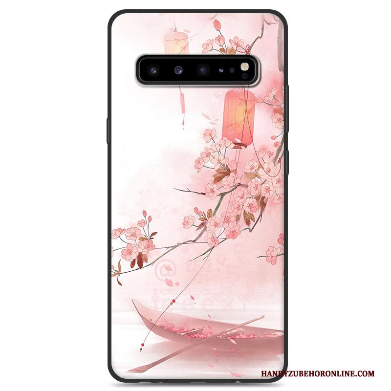 Samsung Galaxy S10 5g Bescherming Ster Hoesje Telefoon Wind Wit