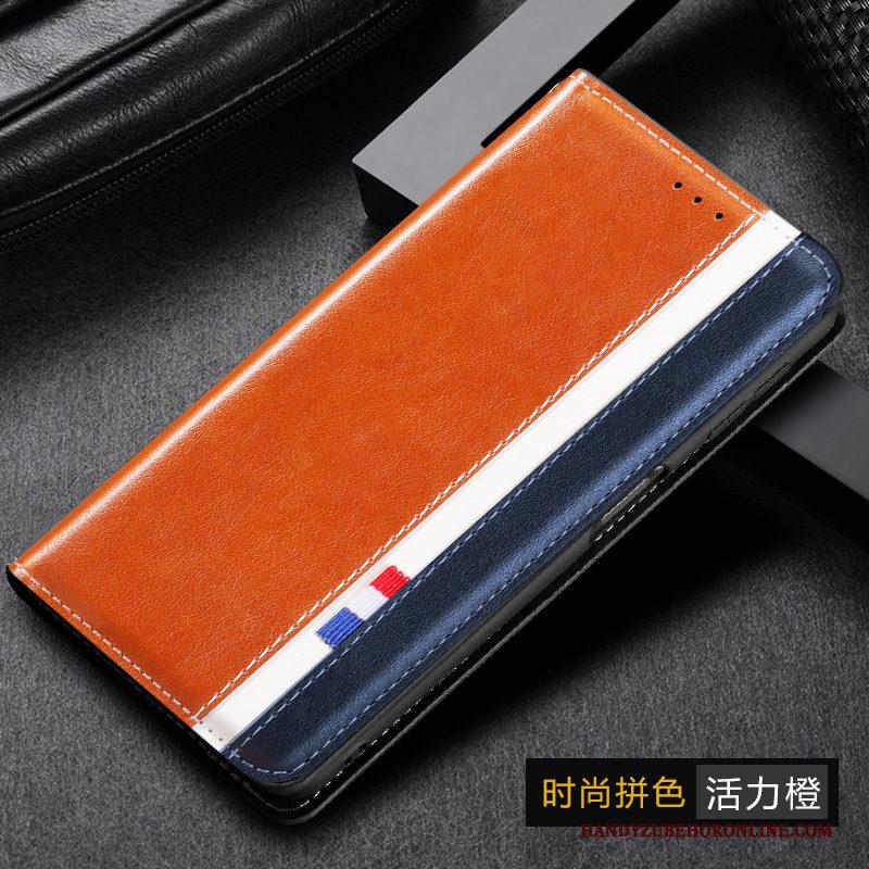 Samsung Galaxy S10 5g Blauw Hoesje Telefoon Folio Ster Leren Etui