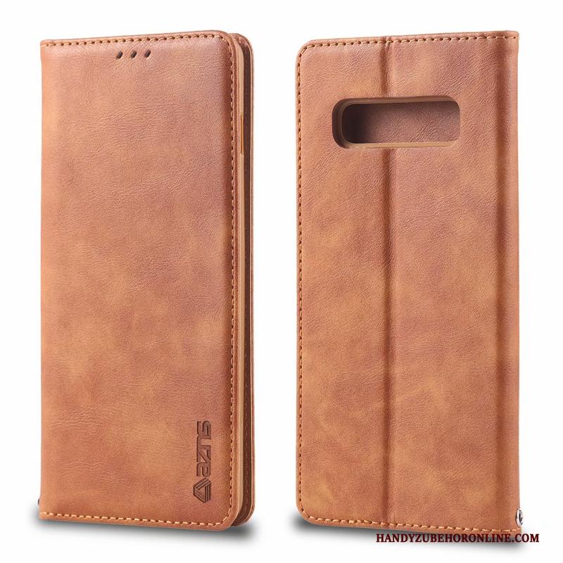 Samsung Galaxy S10 5g Elegante Ster Leren Etui Hoesje Kaart High End Bescherming