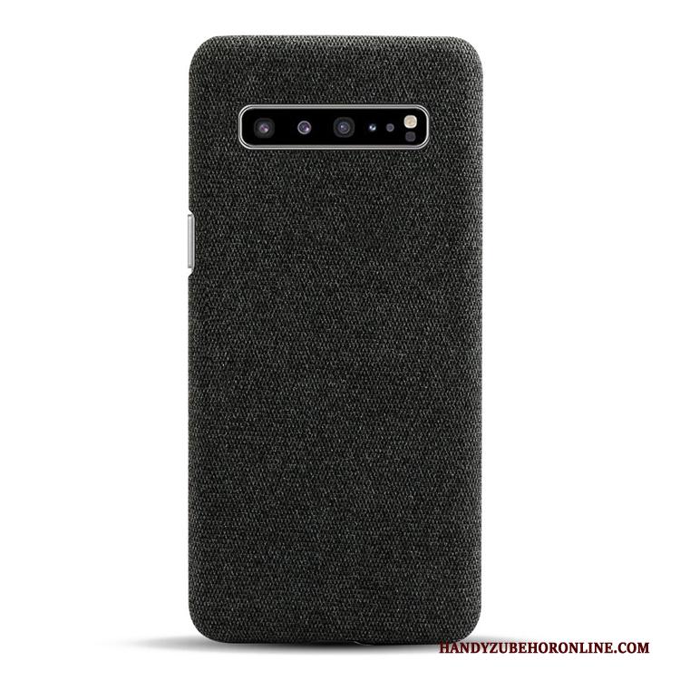 Samsung Galaxy S10 5g Persoonlijk Hoesje Telefoon Canvas Blauw Ster Tas Patroon