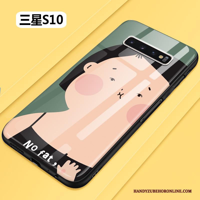 Samsung Galaxy S10 Bescherming Persoonlijk Hoesje Telefoon Roze Anti-fall Mode Scheppend