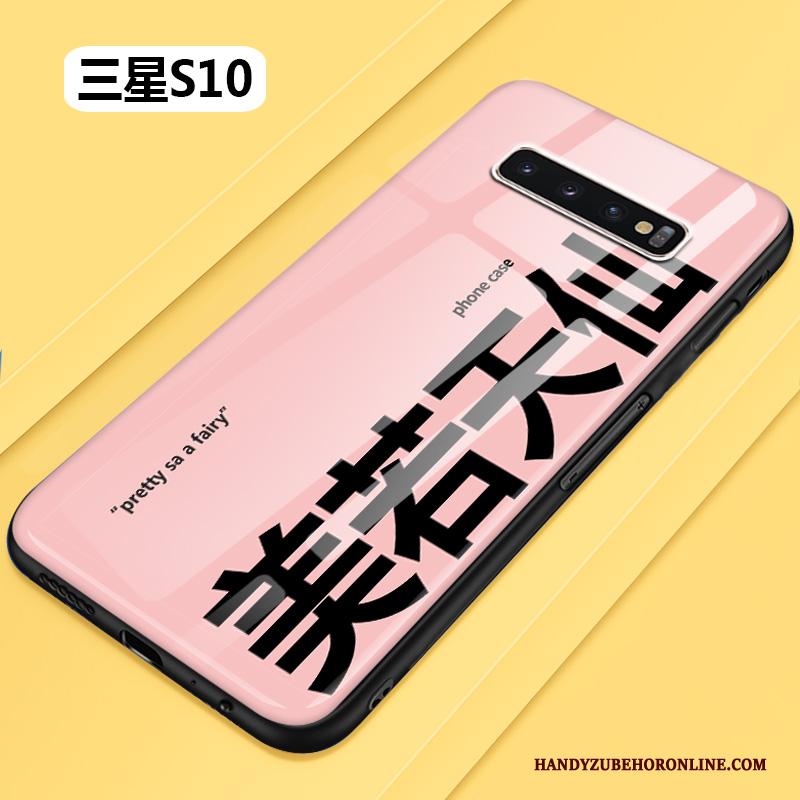 Samsung Galaxy S10 Bescherming Persoonlijk Hoesje Telefoon Roze Anti-fall Mode Scheppend