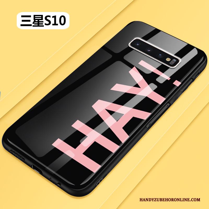 Samsung Galaxy S10 Bescherming Persoonlijk Hoesje Telefoon Roze Anti-fall Mode Scheppend