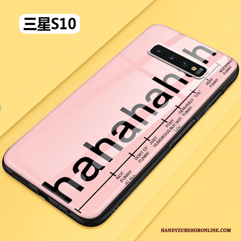 Samsung Galaxy S10 Bescherming Persoonlijk Hoesje Telefoon Roze Anti-fall Mode Scheppend