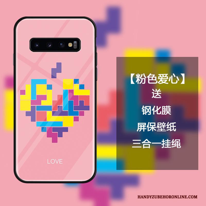 Samsung Galaxy S10 Hanger Bescherming Hoes Anti-fall Liefde Ster Hoesje Telefoon