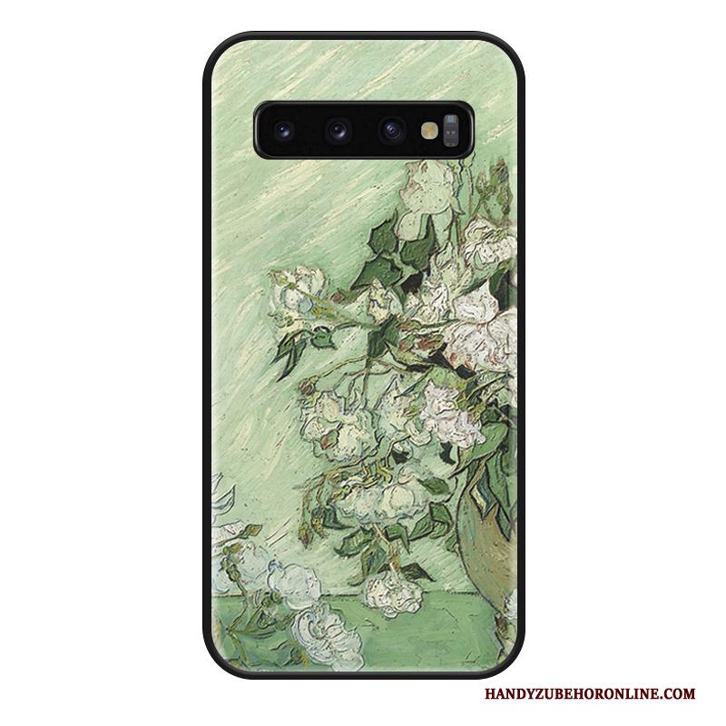 Samsung Galaxy S10+ Hoes Hoesje Telefoon All Inclusive Luxe Ster Siliconen Trendy Merk