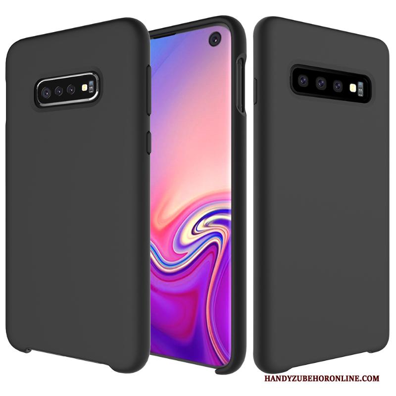 Samsung Galaxy S10 Hoesje Anti-fall All Inclusive Persoonlijk Trend Rood Dun Siliconen