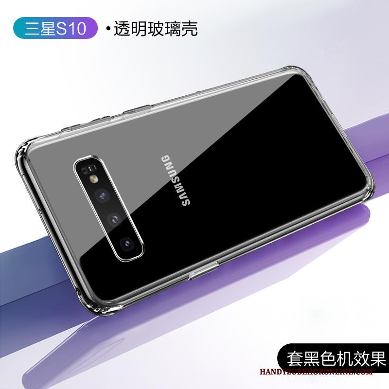 Samsung Galaxy S10 Hoesje Glas All Inclusive Telefoon Siliconen Doorzichtig Groen