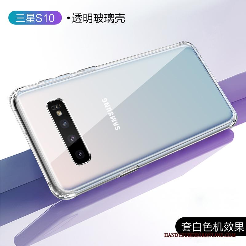 Samsung Galaxy S10 Hoesje Glas All Inclusive Telefoon Siliconen Doorzichtig Groen
