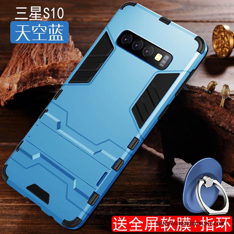 Samsung Galaxy S10 Hoesje Hoes All Inclusive Siliconen Blauw High End Persoonlijk Nieuw