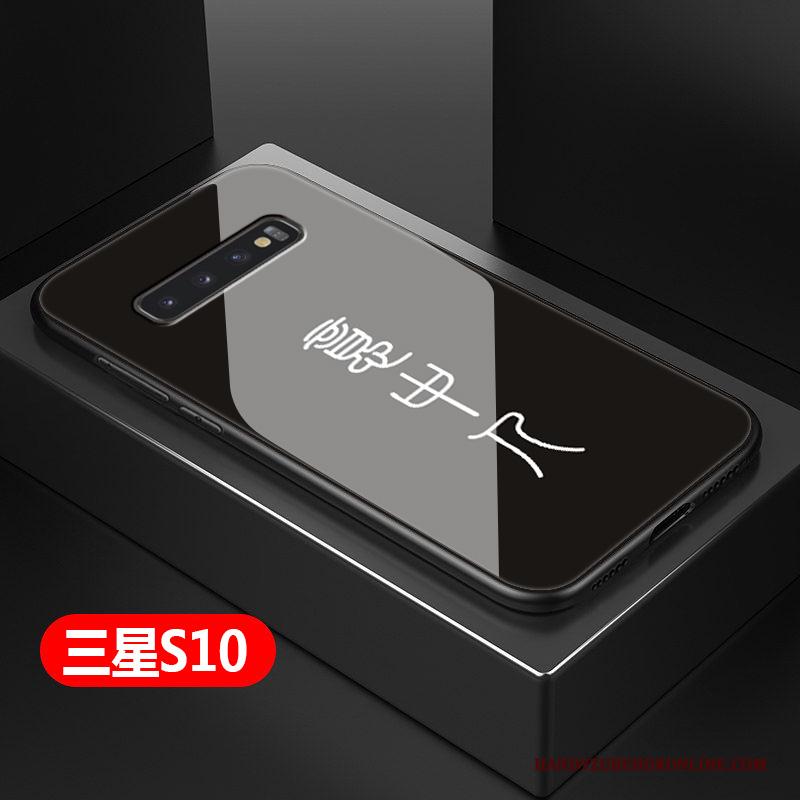 Samsung Galaxy S10 Hoesje Hoes Persoonlijk Bescherming Lovers Scheppend Anti-fall Hard