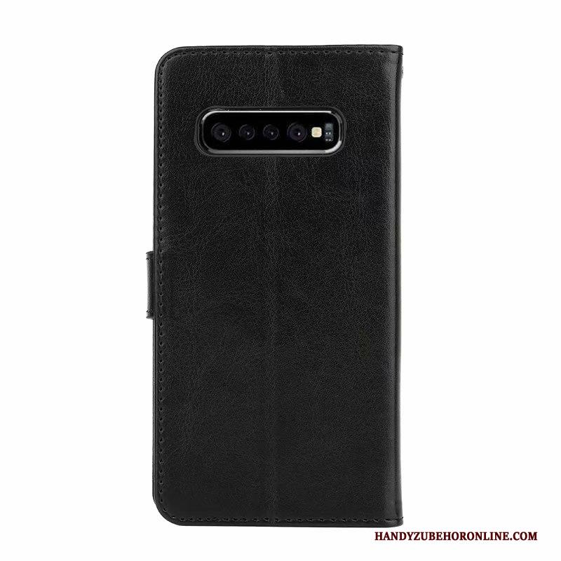 Samsung Galaxy S10+ Hoesje Hoes Ster Siliconen Mobiele Telefoon All Inclusive Folio Leren Etui