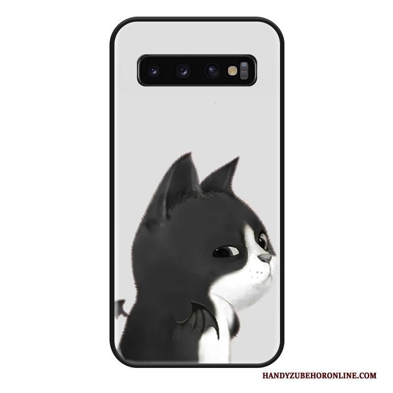 Samsung Galaxy S10+ Hoesje Hoes Trendy Merk Bescherming Scheppend Spotprent All Inclusive Mode