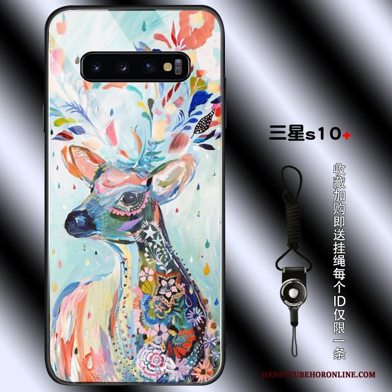 Samsung Galaxy S10+ Hoesje Persoonlijk All Inclusive Anti-fall Eenvoudige Jeugd Ster Bescherming