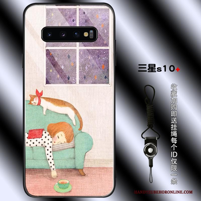 Samsung Galaxy S10+ Hoesje Persoonlijk All Inclusive Anti-fall Eenvoudige Jeugd Ster Bescherming