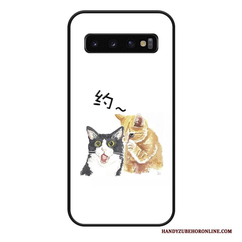 Samsung Galaxy S10+ Hoesje Spotprent Ster Anti-fall Scheppend Bescherming All Inclusive Vers