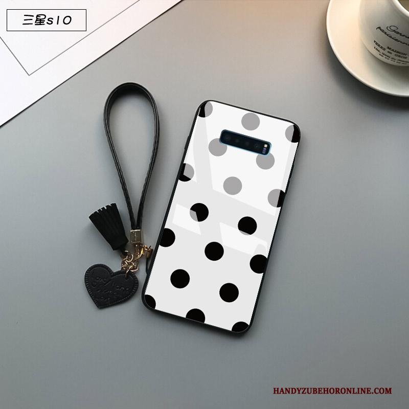 Samsung Galaxy S10 Hoesje Telefoon All Inclusive Pu Anti-fall Persoonlijk Scheppend Lovers