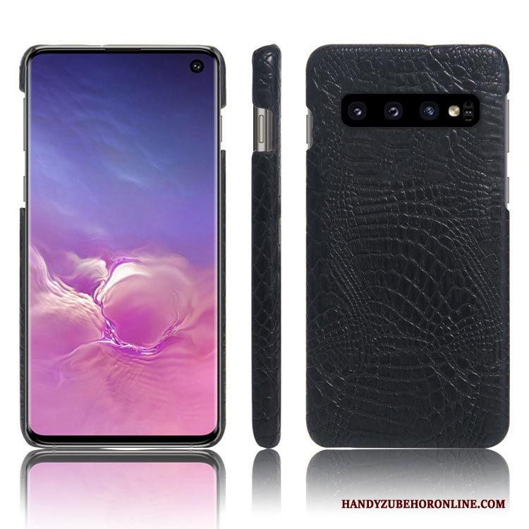 Samsung Galaxy S10+ Hoesje Telefoon Geel Ster Mobiele Telefoon Bescherming Anti-fall Leren Etui