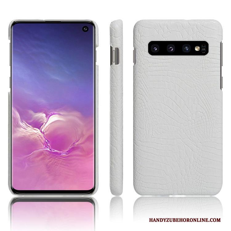 Samsung Galaxy S10+ Hoesje Telefoon Geel Ster Mobiele Telefoon Bescherming Anti-fall Leren Etui