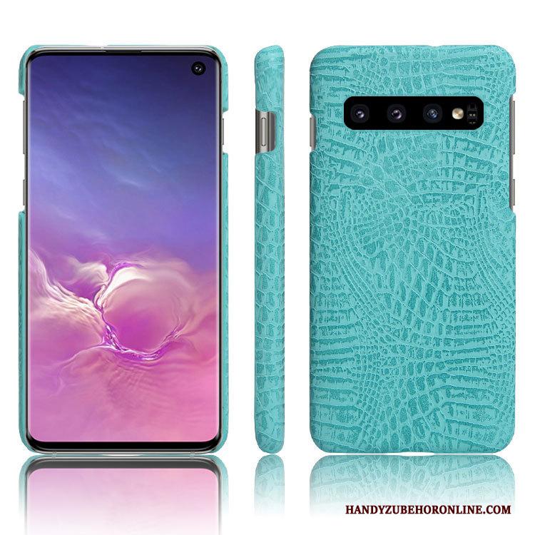 Samsung Galaxy S10+ Hoesje Telefoon Geel Ster Mobiele Telefoon Bescherming Anti-fall Leren Etui