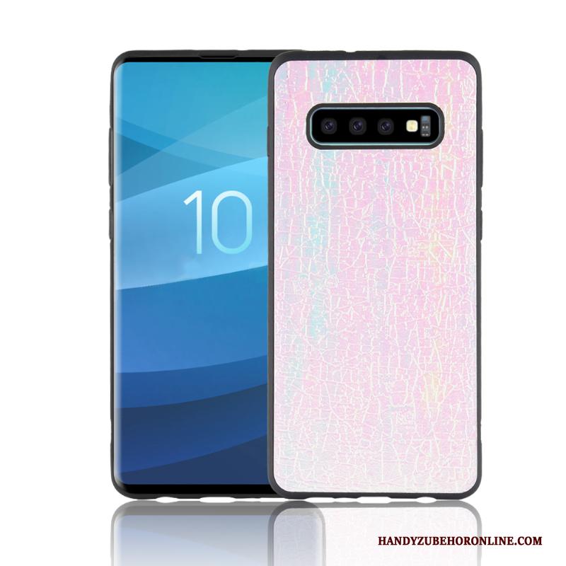 Samsung Galaxy S10+ Hoesje Telefoon Groen Kleur Bescherming Zacht Ster Scheppend