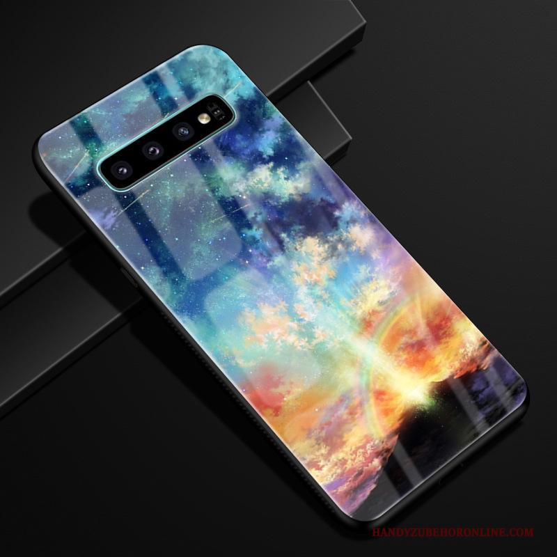 Samsung Galaxy S10+ Hoesje Telefoon Luxe Anti-fall Ster Trend Bescherming Sterrenhemel