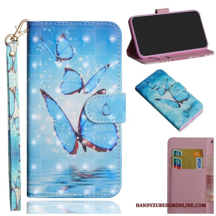 Samsung Galaxy S10 Lite Bescherming Folio Hoesje Telefoon Leren Etui Rood Ster