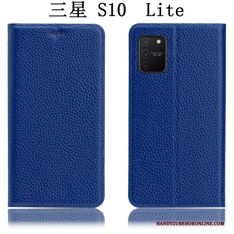 Samsung Galaxy S10 Lite Hoes Rood Patroon Ster Hoesje Telefoon Bescherming Soort Aziatische Vrucht