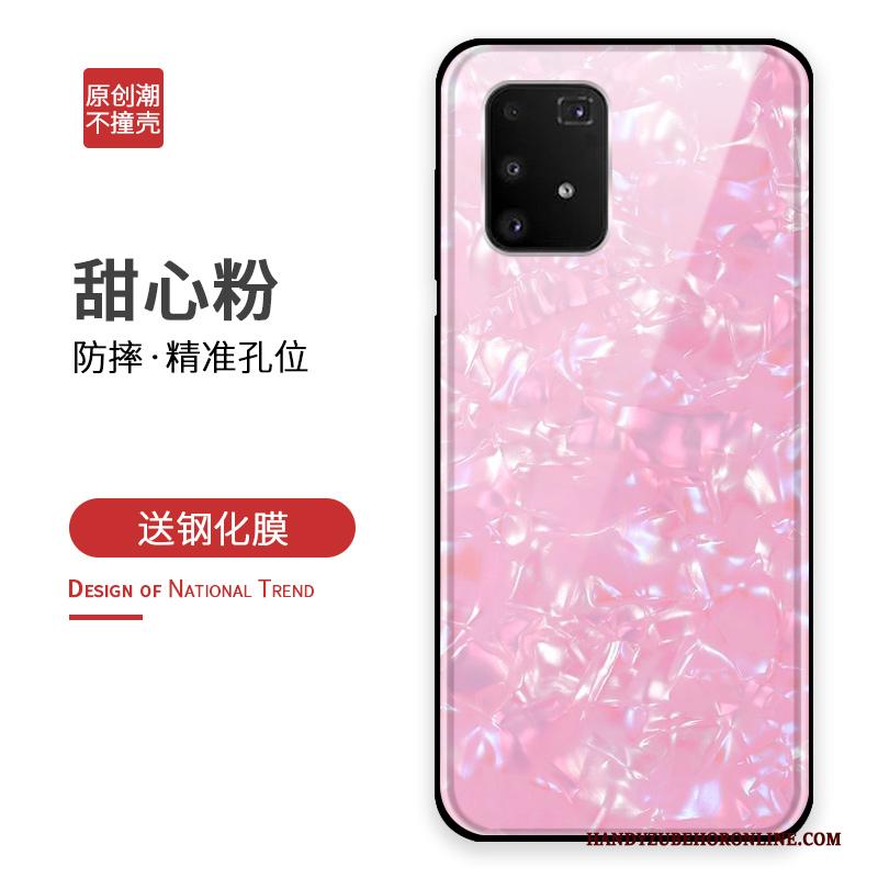 Samsung Galaxy S10 Lite Hoesje Hoes All Inclusive Anti-fall Blauw Glas Ster Jeugd