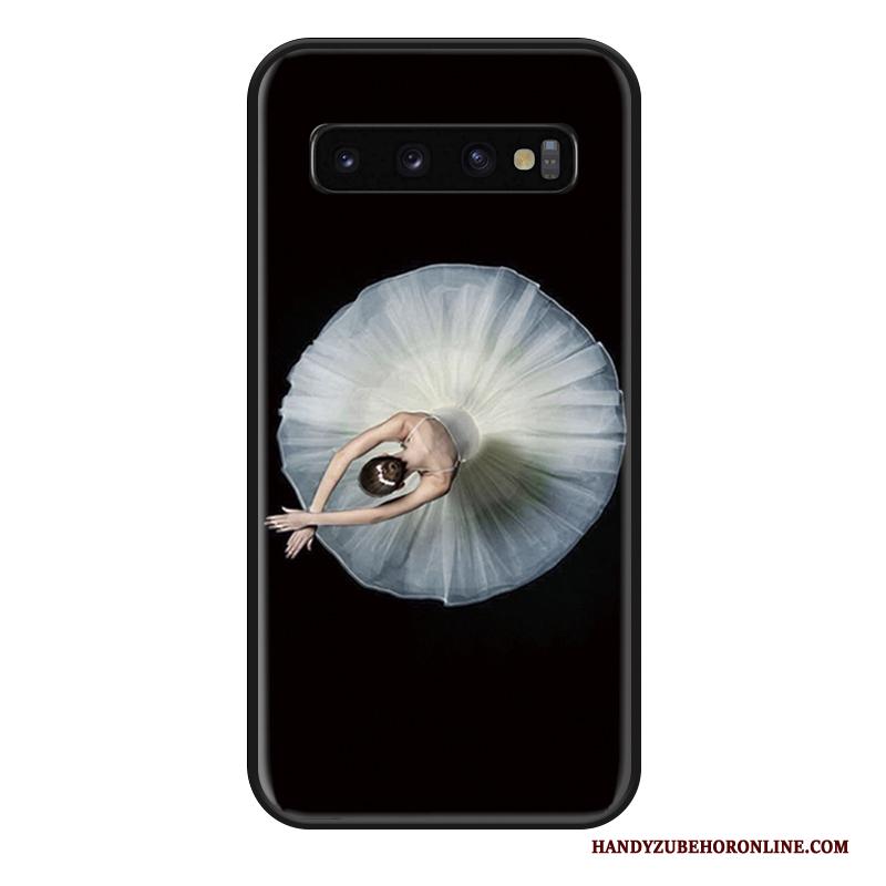 Samsung Galaxy S10+ Mooie Spotprent Hoesje Telefoon Siliconen Anti-fall Bescherming Net Red