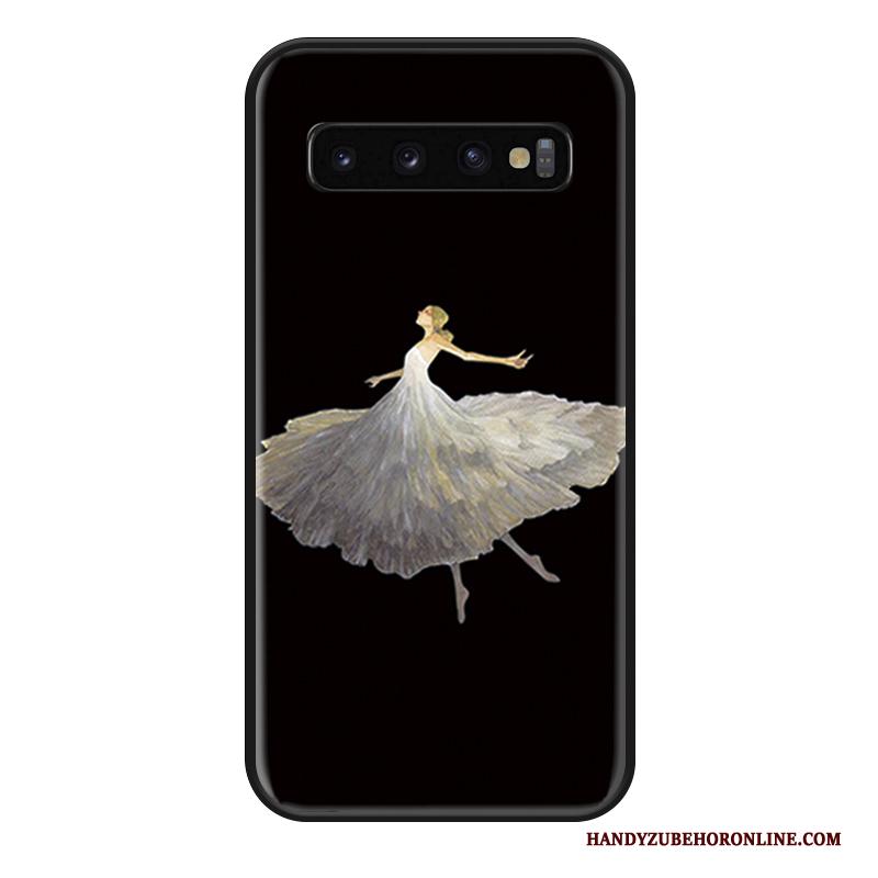 Samsung Galaxy S10+ Mooie Spotprent Hoesje Telefoon Siliconen Anti-fall Bescherming Net Red