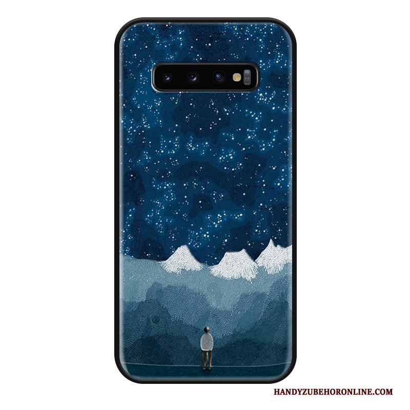 Samsung Galaxy S10 Persoonlijk Bescherming All Inclusive Hoesje Telefoon Scheppend Anti-fall Reliëf