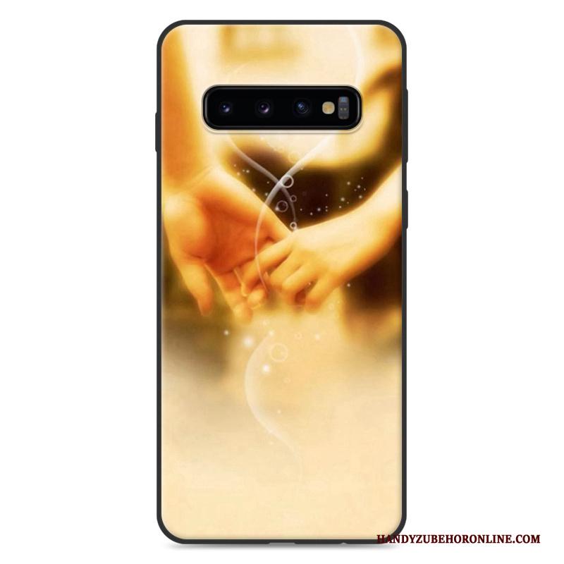 Samsung Galaxy S10+ Persoonlijk Mooie Bescherming Hoes Hoesje Anti-fall Ring