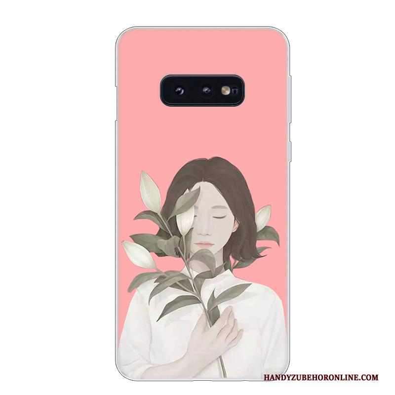 Samsung Galaxy S10e Anti-fall Ster Hoesje Telefoon Kunst Bescherming Trend Wit