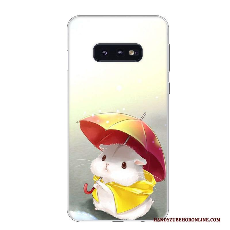 Samsung Galaxy S10e Anti-fall Ster Hoesje Telefoon Kunst Bescherming Trend Wit