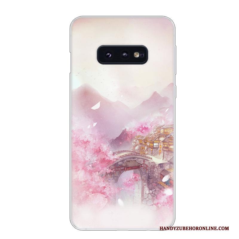 Samsung Galaxy S10e Anti-fall Ster Hoesje Telefoon Kunst Bescherming Trend Wit