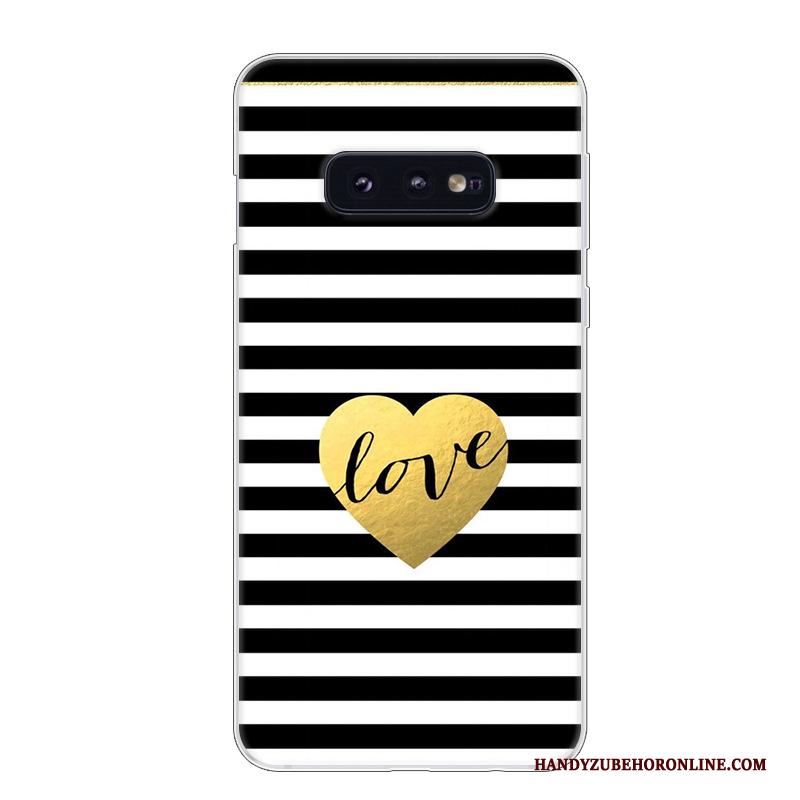 Samsung Galaxy S10e Anti-fall Ster Hoesje Telefoon Kunst Bescherming Trend Wit