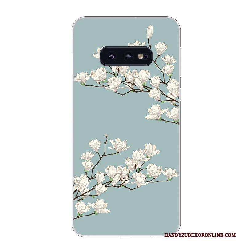 Samsung Galaxy S10e Anti-fall Ster Hoesje Telefoon Kunst Bescherming Trend Wit