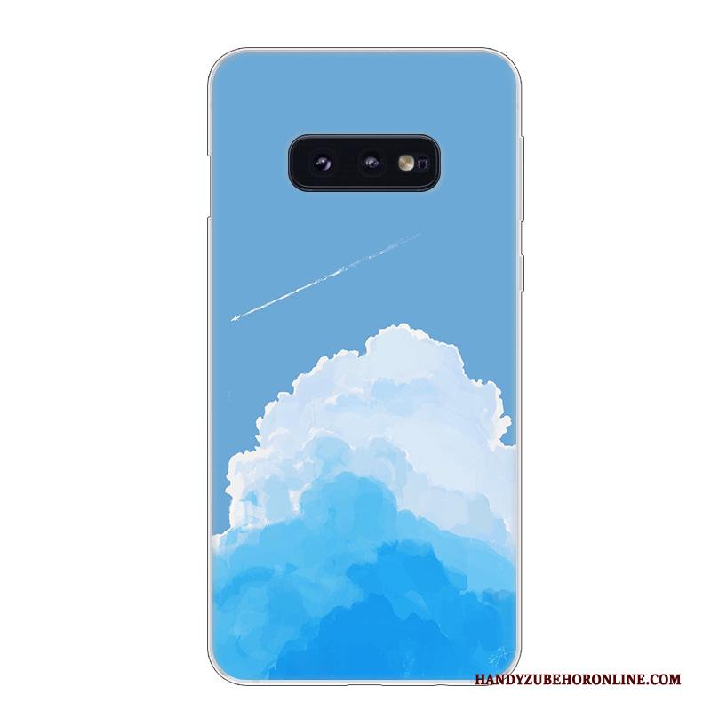 Samsung Galaxy S10e Anti-fall Ster Hoesje Telefoon Kunst Bescherming Trend Wit