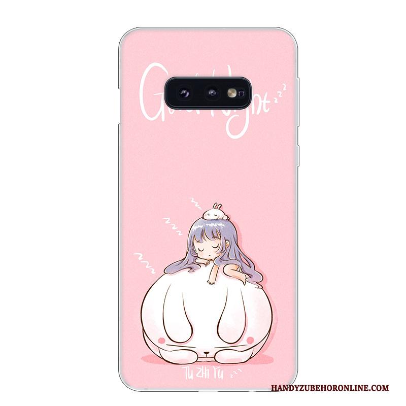 Samsung Galaxy S10e Anti-fall Ster Hoesje Telefoon Kunst Bescherming Trend Wit