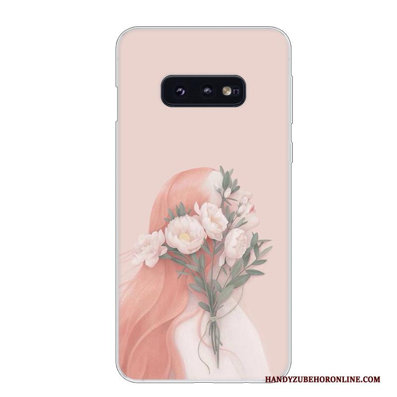 Samsung Galaxy S10e Anti-fall Ster Hoesje Telefoon Kunst Bescherming Trend Wit