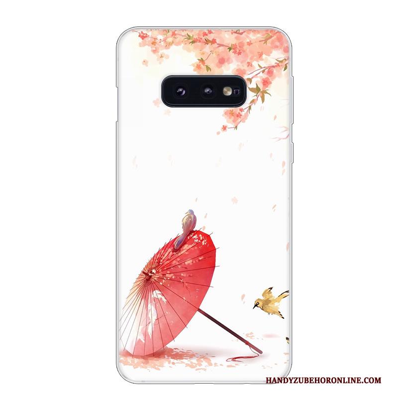 Samsung Galaxy S10e Anti-fall Ster Hoesje Telefoon Kunst Bescherming Trend Wit