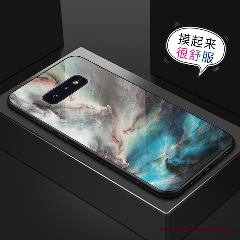 Samsung Galaxy S10e Glas Ster Hoesje Telefoon Patroon Anti-fall