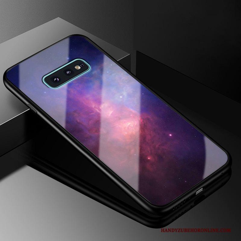 Samsung Galaxy S10e Glas Ster Nieuw Hoesje Telefoon Hard All Inclusive Purper