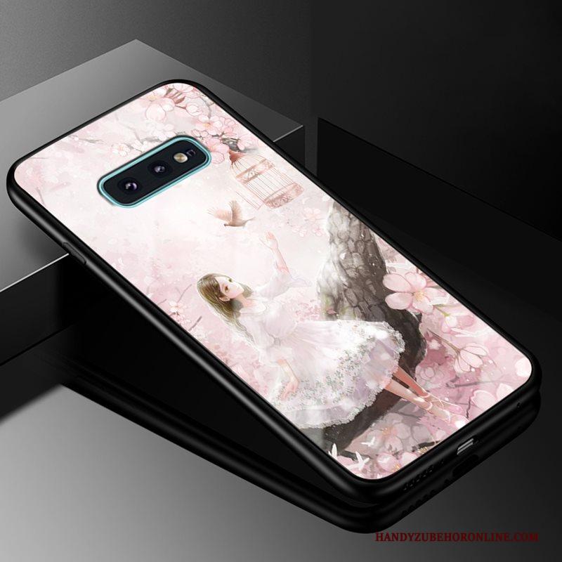 Samsung Galaxy S10e Glas Ster Nieuw Hoesje Telefoon Hard All Inclusive Purper