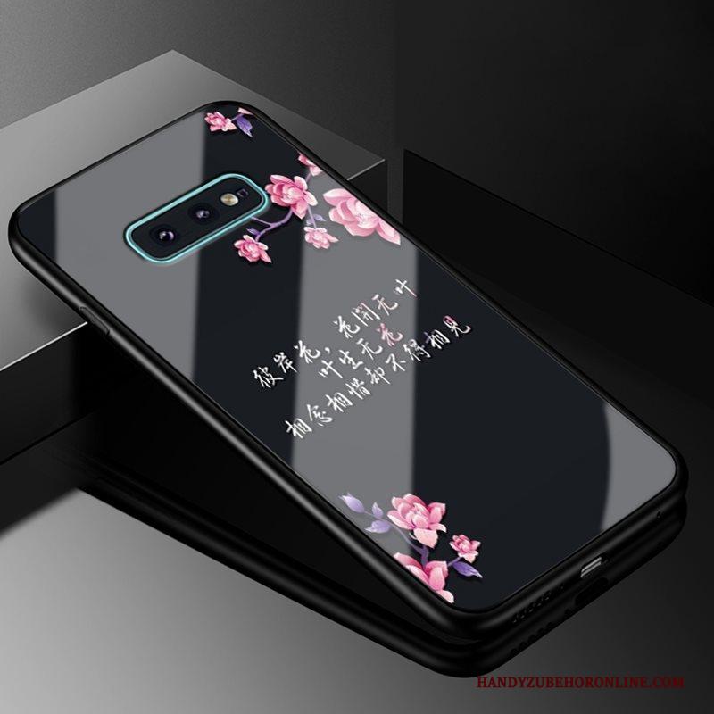 Samsung Galaxy S10e Glas Ster Nieuw Hoesje Telefoon Hard All Inclusive Purper