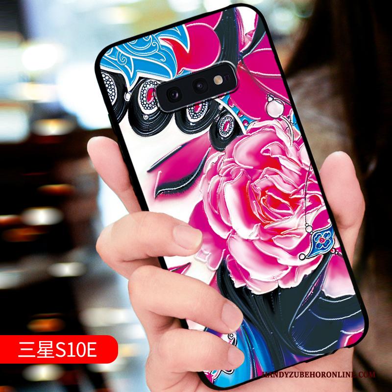 Samsung Galaxy S10e Hoes Hoesje Telefoon Ster High End Pas Blauw Zacht