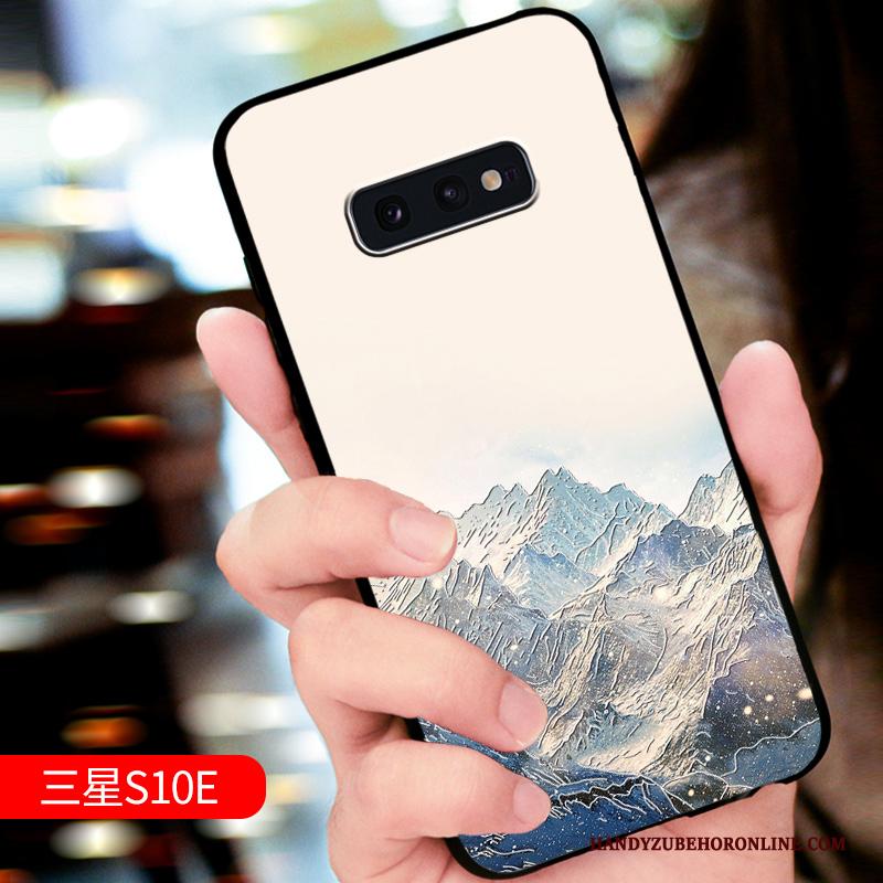 Samsung Galaxy S10e Hoes Hoesje Telefoon Ster High End Pas Blauw Zacht